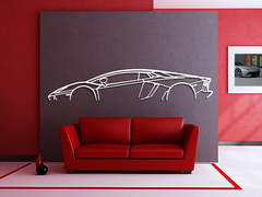 Aventador Silhouette Wall Art