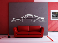 911 Turbo Model 964 Silhouette Wall Art