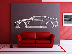 Nissan GTR R-35 Silhouette Wall Art