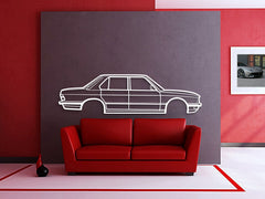 1983 E28 M5 Silhouette Wall Art