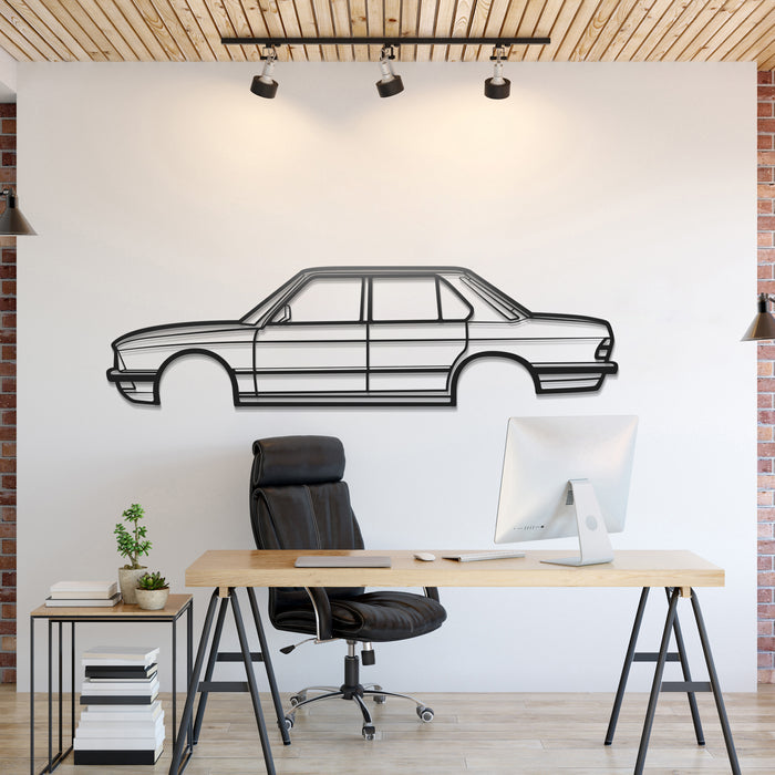 1983 E28 M5 Silhouette Wall Art