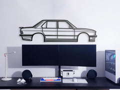 1983 E28 M5 M Tech Silhouette Wall Art