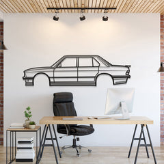 1983 E28 M5 M Tech Silhouette Wall Art