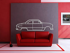 1949 Club Coupe Silhouette Wall Art