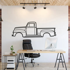 1951 F-150 Silhouette Wall Art