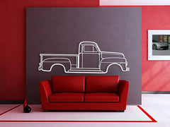 1951 F-150 Silhouette Wall Art