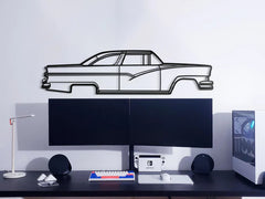 1956 Crown Victoria Silhouette Wall Art