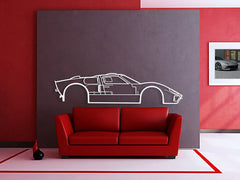 1966 GT-40 Silhouette Wall Art