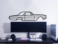 1966 Thunderbird Silhouette Wall Art