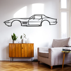 1969 Corvette Silhouette Wall Art