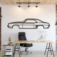 1969 Camaro SS Silhouette Wall Art