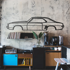 1969 Camaro SS Silhouette Wall Art