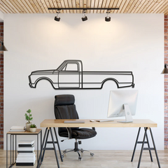 1970 3500 V8 Silhouette Wall Art