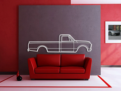 1970 3500 V8 Silhouette Wall Art