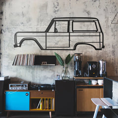 1972 Bronco Silhouette Wall Art