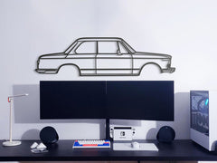 1973 2002 TI Metal Silhouette Wall Art