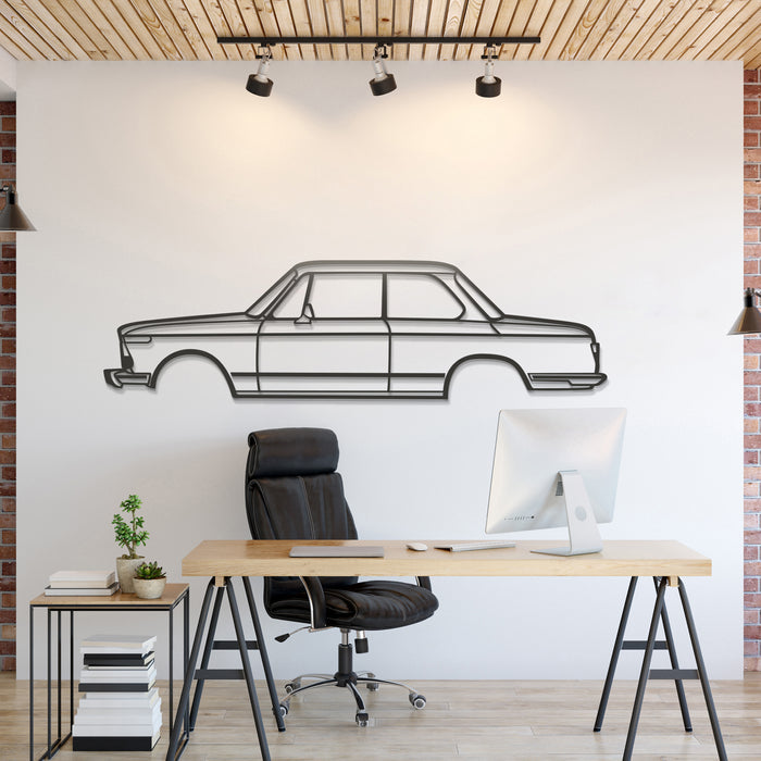 1973 2002 TI Metal Silhouette Wall Art