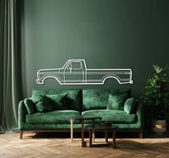 1975 F-150 6th Gen Silhouette Wall Art