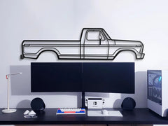 1975 F-150 6th Gen Silhouette Wall Art