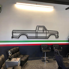 1975 F-150 6th Gen Silhouette Wall Art