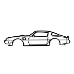 1979 Transam Silhouette Wall Art