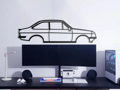 1980 Escort MK2 Silhouette Wall Art