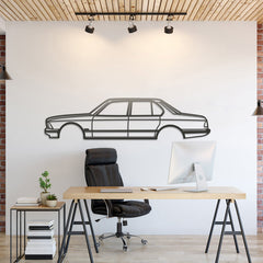 1982 7 Serie E23 Silhouette Wall Art