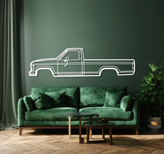 1983 Ranger 1st Gen Silhouette Wall Art