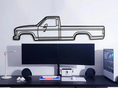 1983 Ranger 1st Gen Silhouette Wall Art