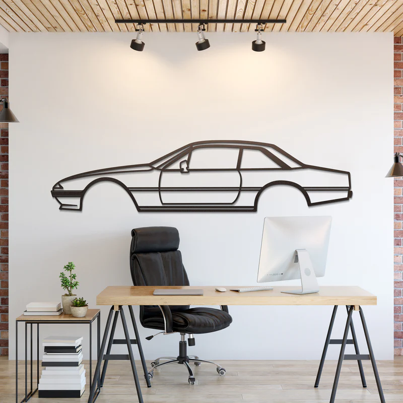 1985 400i Silhouette Wall Art