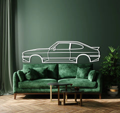 1985 Tickford Capri Silhouette Wall Art