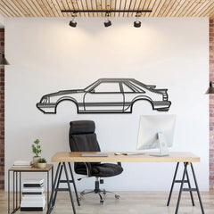 1986 Ford Mustang SVO Silhouette Wall Art