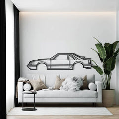 1986 Ford Mustang SVO Silhouette Wall Art