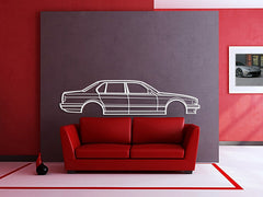 1987 E32 Silhouette Wall Art