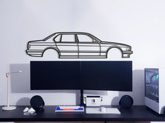 1987 E32 Silhouette Wall Art