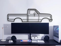 1987 F-150 8th Gen Silhouette Wall Art