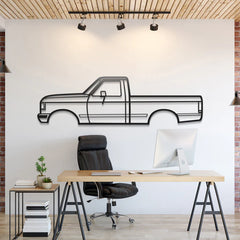 1987 F-150 8th Gen Silhouette Wall Art