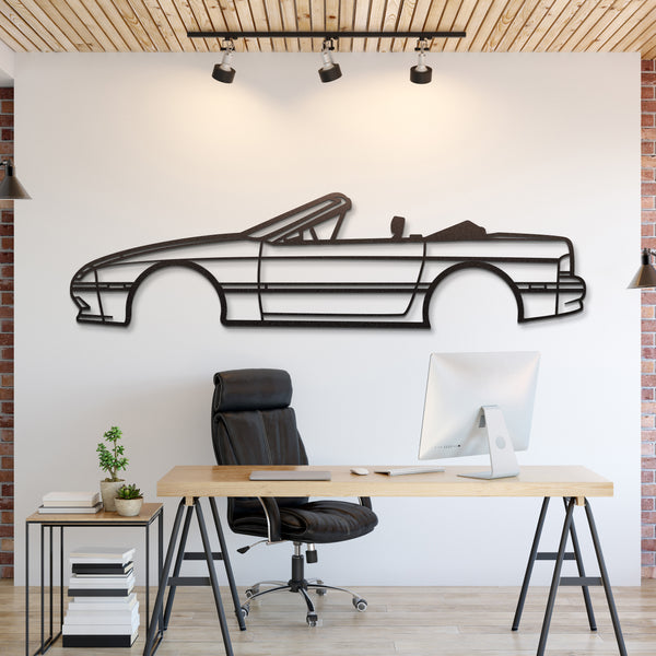 1990 RX-7 Convertible Silhouette Wall Art