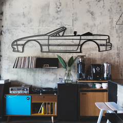 1990 RX-7 Convertible Silhouette Wall Art