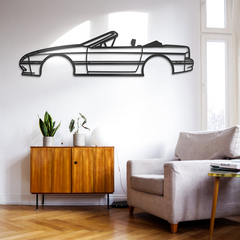 1990 RX-7 Convertible Silhouette Wall Art