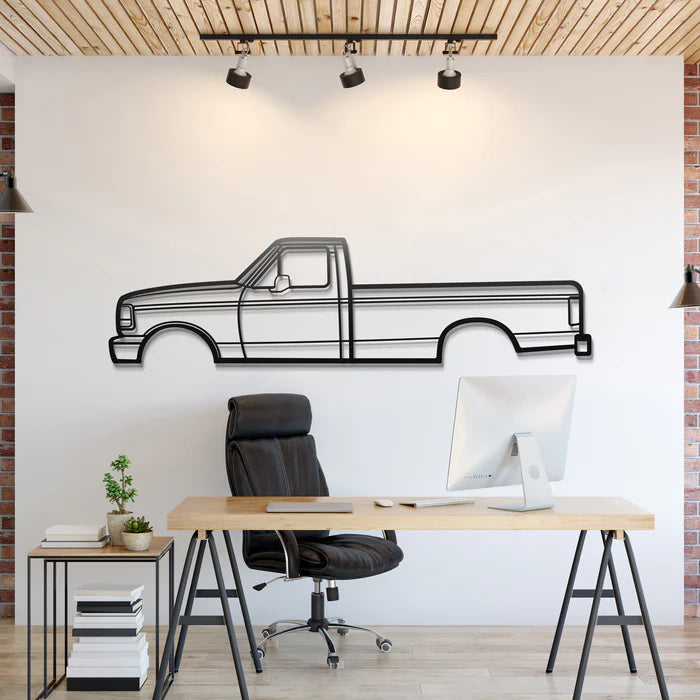 1992 F-150 9th Gen Silhouette Wall Art