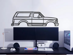 1994 BRONCO SILHOUETTE WALL ART