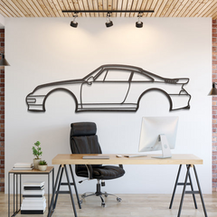 1998 Carrera 4S Silhouette Wall Art