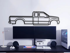 1998 F-250 Super Duty 1st Gen Silhouette Wall Art