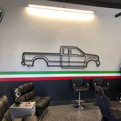 1998 F-250 Super Duty 1st Gen Silhouette Wall Art