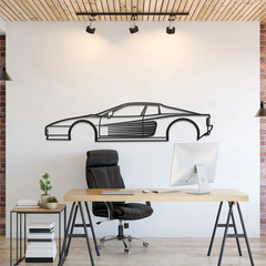 1998 Testarossa Silhouette Wall Art