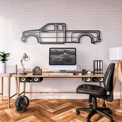 2008 F-450 Super Duty 2nd Gen Silhouette Wall Art