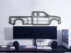 2008 F-450 Super Duty 2nd Gen Silhouette Wall Art