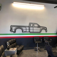 2008 F-450 Super Duty 2nd Gen Silhouette Wall Art