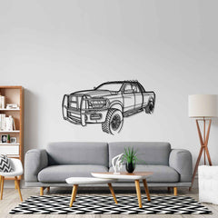 Ram 2500 Angle Silhouette Wall Art